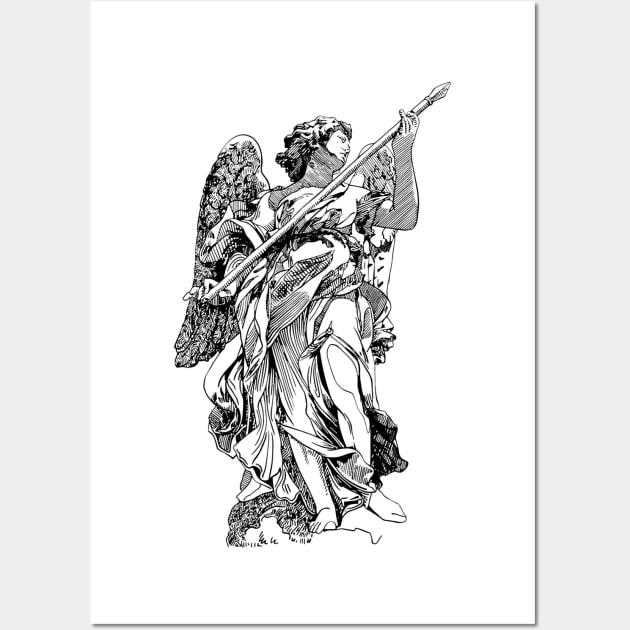 St. Michael the Archangel Wall Art by la chataigne qui vole ⭐⭐⭐⭐⭐